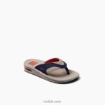 Taupe/Navy 2286N838 Kids Fanning Reef - Image 2