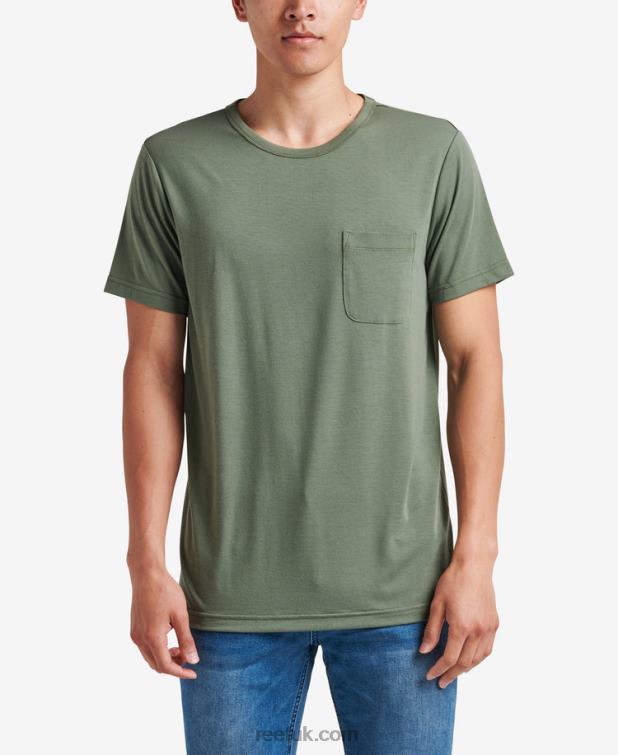 thyme_green_2286n588_smith_short_sleeve_pocket_knit_tee_reef_men.jpg Thyme Green 2286N588 Smith Short Sleeve Pocket Knit Tee Reef Men - Image 1