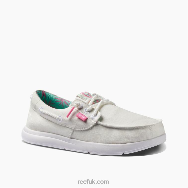 white_2286n244_cushion_coast_boat_reef_women.jpg White 2286N244 Cushion Coast Boat Reef Women - Image 1