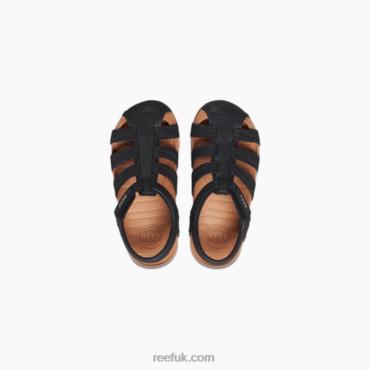 Black/Tan 2286N872 Little Water Beachy Reef Kids