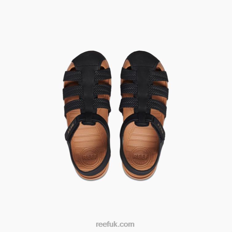 Black/Tan 2286N884 Kids Water Beachy Reef