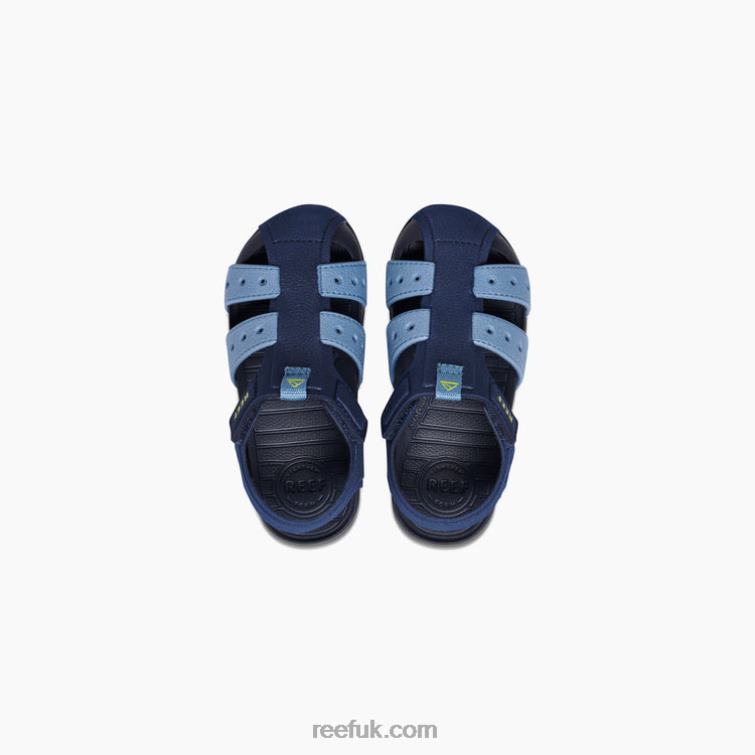 Grey/Ocean/Lime 2286N821 Little Water Beachy Reef Kids