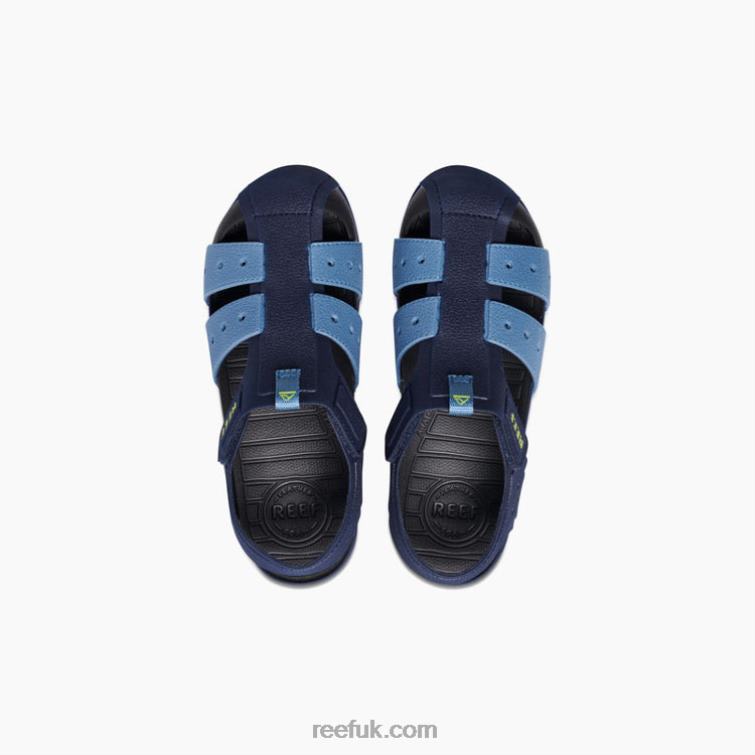 Grey/Ocean/Lime 2286N853 Kids Water Beachy Reef