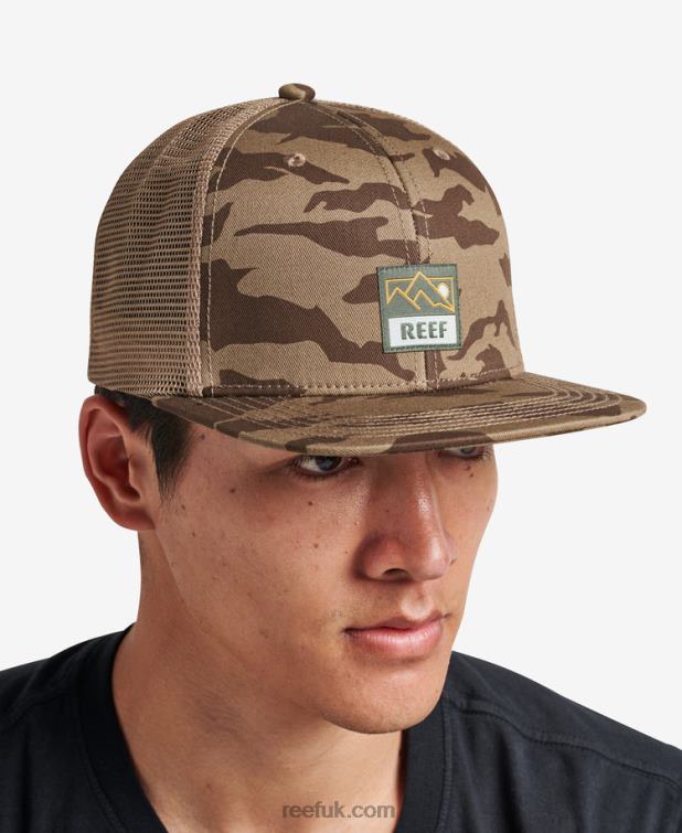 Coriander 2286N765 Backwoods Snapback Trucker Hat Reef Men