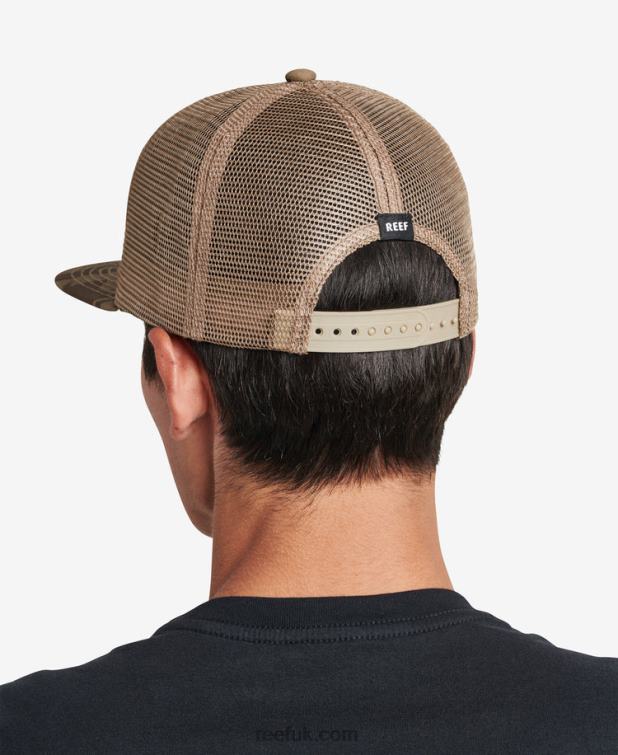 Coriander 2286N765 Backwoods Snapback Trucker Hat Reef Men