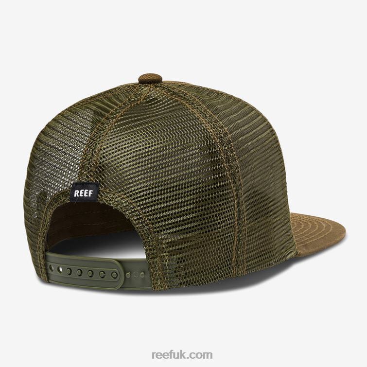 Dark Olive 2286N760 Madre Snapback Trucker Hat Reef Men