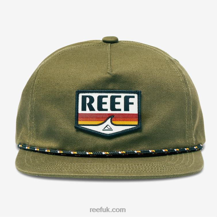 Dark Olive 2286N784 Savor Snapback Unstructured Hat Reef Men