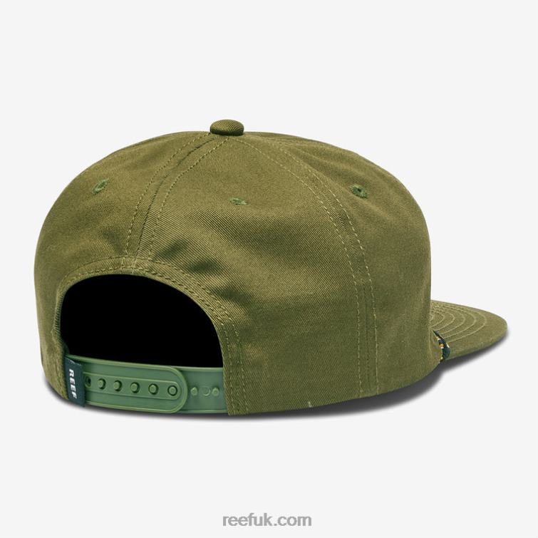 Dark Olive 2286N784 Savor Snapback Unstructured Hat Reef Men
