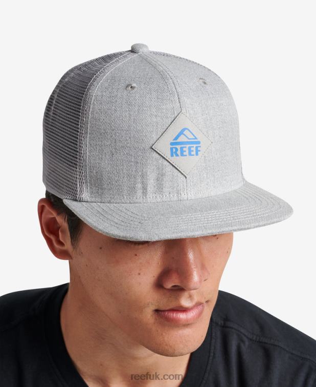 Heather Grey 2286N767 Madre Snapback Trucker Hat Reef Men