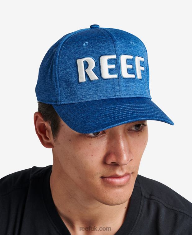 Insignia Blue 2286N778 Barcelona Stretch Fit Hat Reef Men