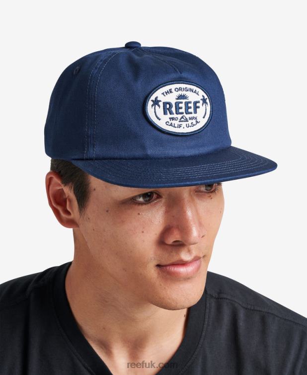 Insignia Blue 2286N780 Gaviota Strapback Unstructured Hat Reef Men