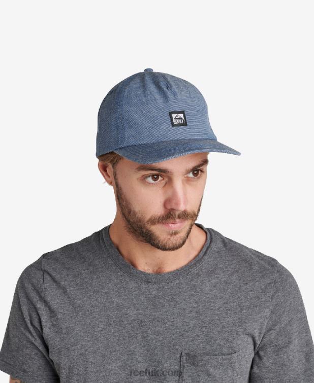 Insignia Blue 2286N802 Bellport Snapback Unstructured Hat Reef Men