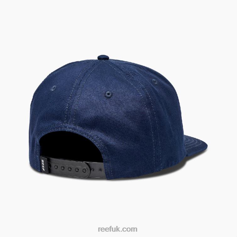 Insignia Blue 2286N806 Woodbury Flat Bill Hat Reef Men