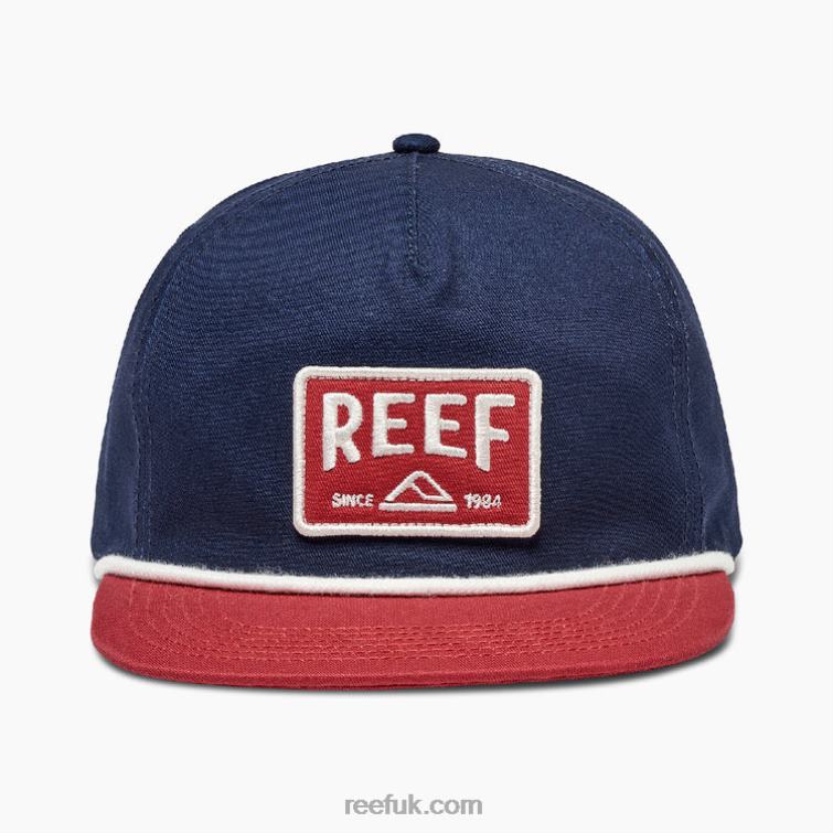 Jester Red 2286N801 Morter Flat Bill Hat Reef Men
