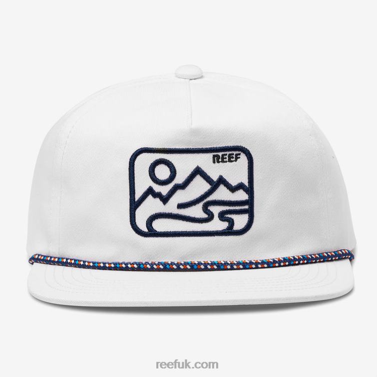 Marshmallow 2286N786 Framer Snapback Unstructured Hat Reef Men