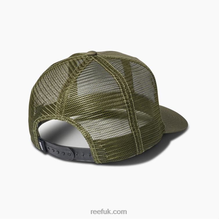 Olive Night 2286N758 Townsend Snapback Trucker Hat Reef Men