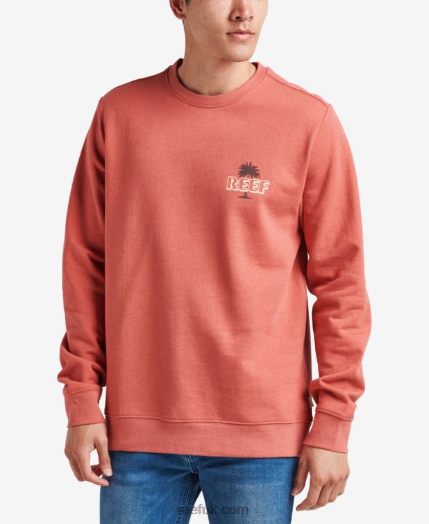 Clay 2286N739 Bora Pullover Crewneck Reef Men