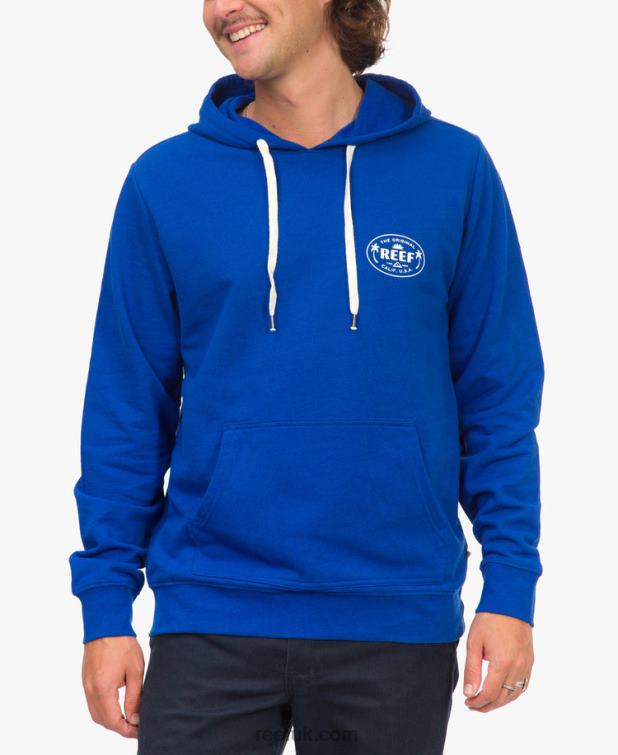 Cobalt Blue 2286N742 Fraser Pullover Hoodie Reef Men