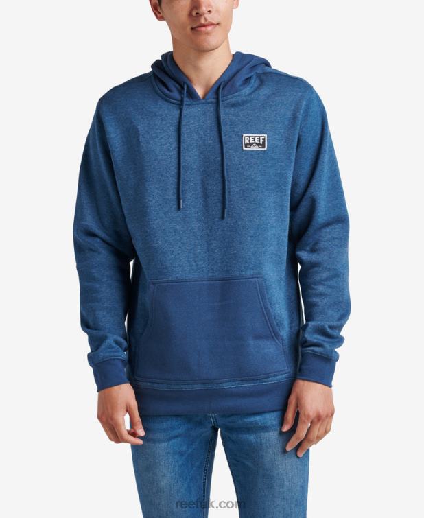 Insignia Blue 2286N731 Station Pullover Hoodie Reef Men