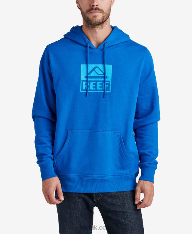 Lapis Blue 2286N740 Baseline Pullover Hoodie Reef Men