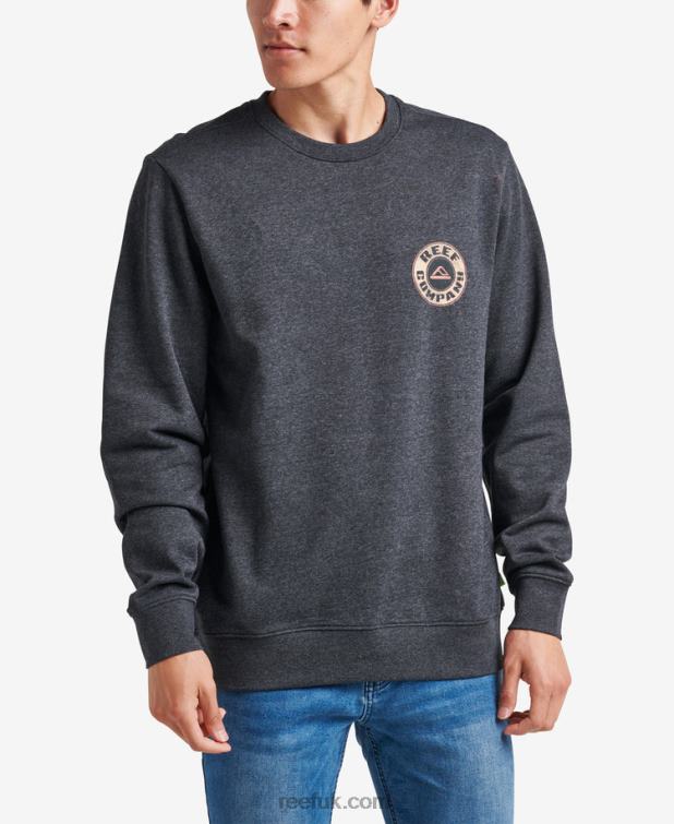 Storm Grey 2286N734 Jenson Recyclo Pullover Crewneck Reef Men