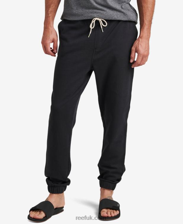 Black 2286N747 Thorp French Terry Jogger Reef Men