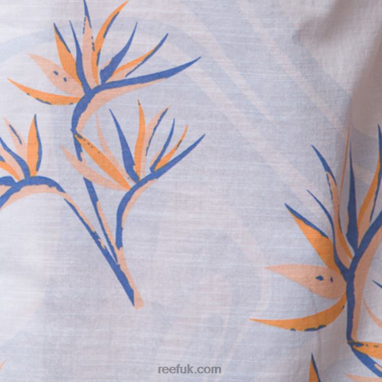 Bright White 2286N647 Farley Short Sleeve Shirt Reef Men