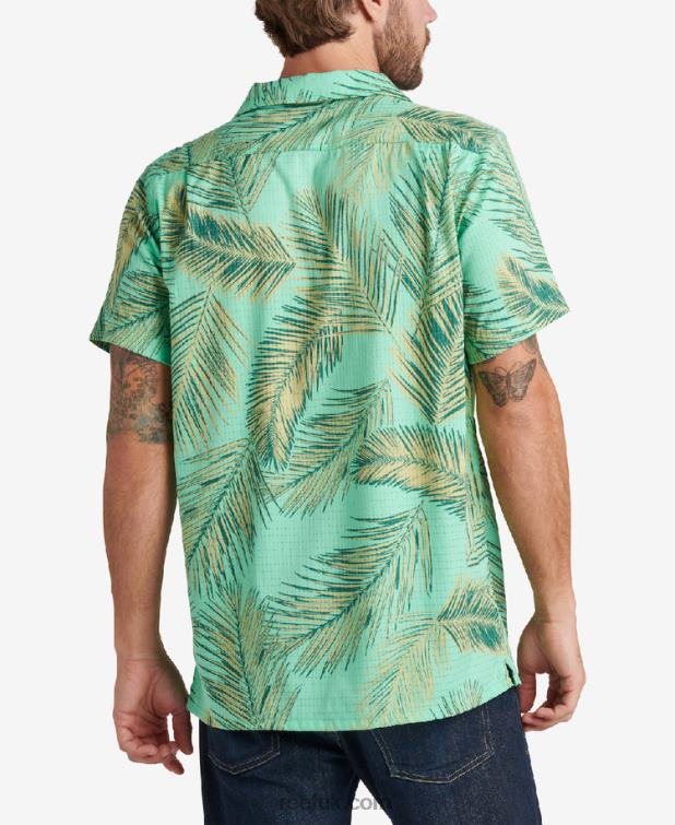 Electric Green 2286N668 Peters Short Sleeve Shirt Reef Men