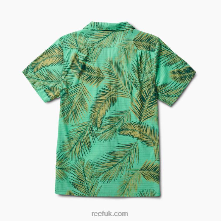 Electric Green 2286N668 Peters Short Sleeve Shirt Reef Men
