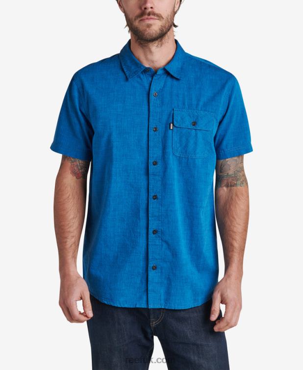 French Blue 2286N653 Winfred Short Sleeve Shirt Reef Men