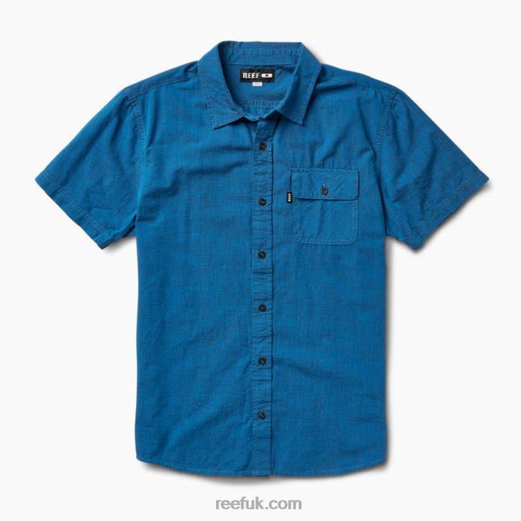 French Blue 2286N653 Winfred Short Sleeve Shirt Reef Men