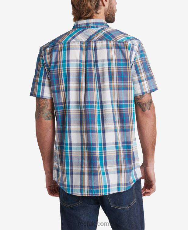 Indigo Blue 2286N648 Pardy Short Sleeve Shirt Reef Men