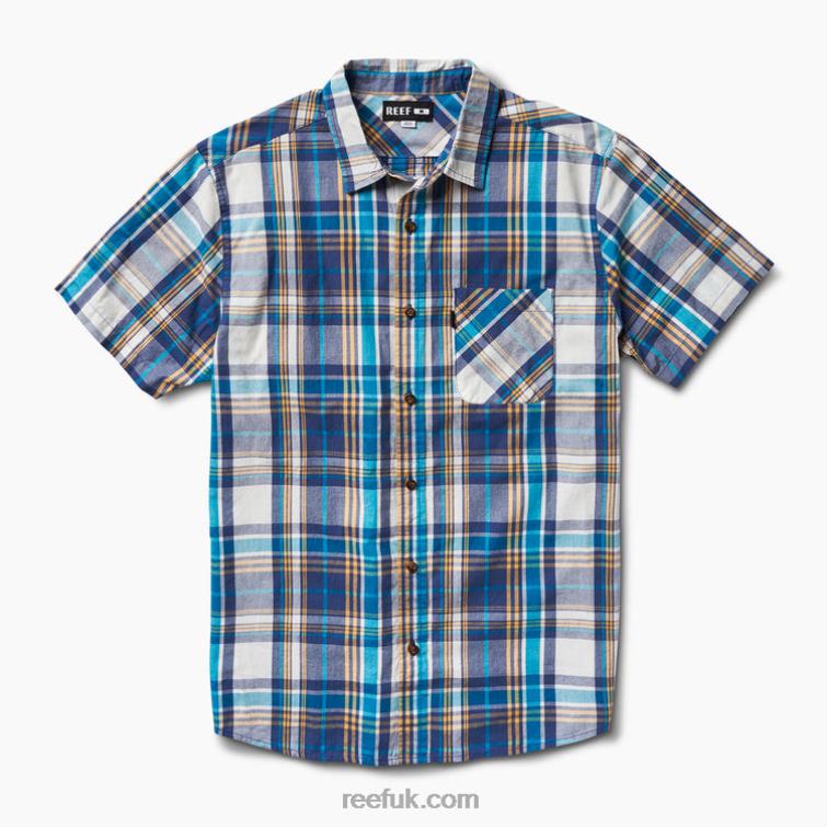 Indigo Blue 2286N648 Pardy Short Sleeve Shirt Reef Men