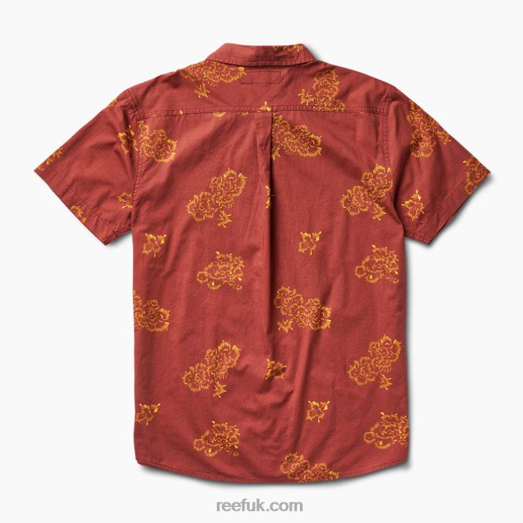 Mahogany 2286N642 Forge Short Sleeve Shirt Reef Men