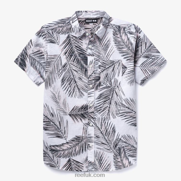 Marshmallow 2286N636 Daintree Short Sleeve Shirt Reef Men