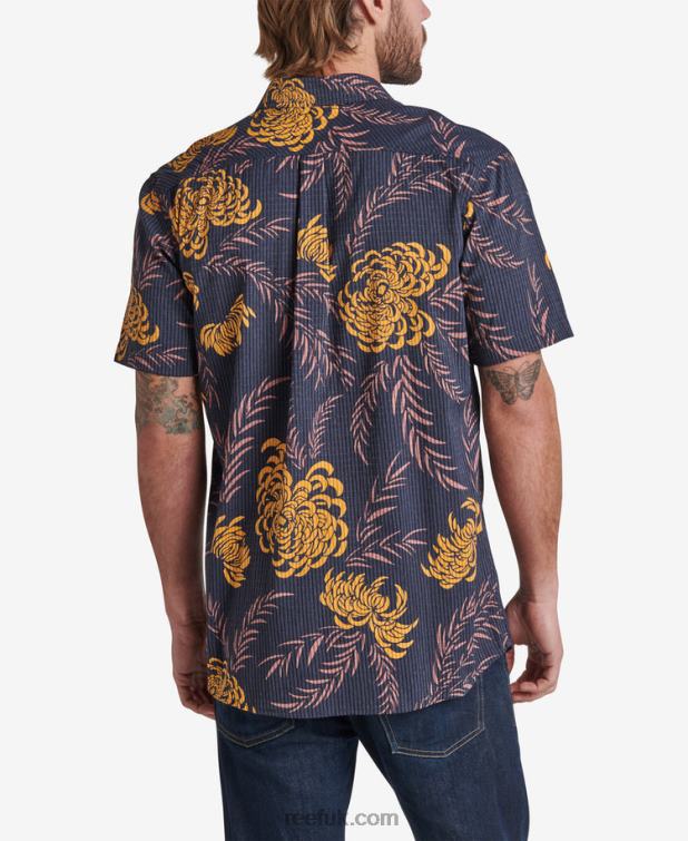 Night Sky 2286N635 Cole Short Sleeve Shirt Reef Men