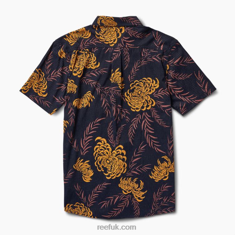 Night Sky 2286N635 Cole Short Sleeve Shirt Reef Men