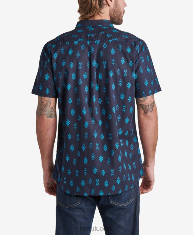 Night Sky 2286N649 Travis Short Sleeve Shirt Reef Men