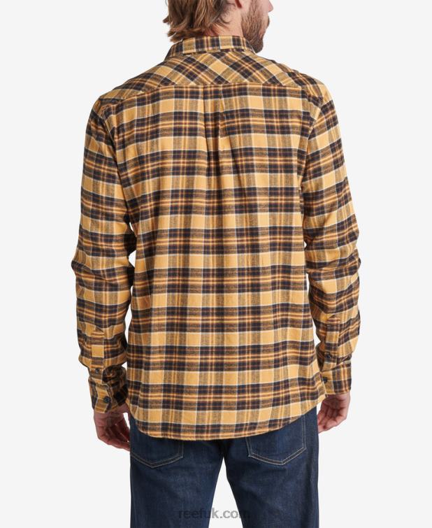 Oak Bluff 2286N667 Kosma Long Sleeve Flannel Shirt Reef Men