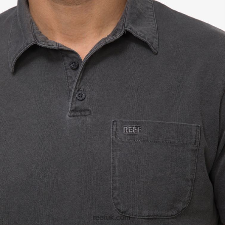 Pirate Blk 2286N641 Walker Short Sleeve Polo Reef Men