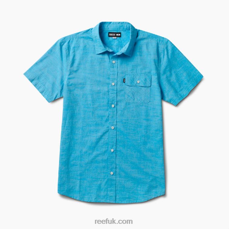 Starlight Blue 2286N643 Winfred Short Sleeve Shirt Reef Men