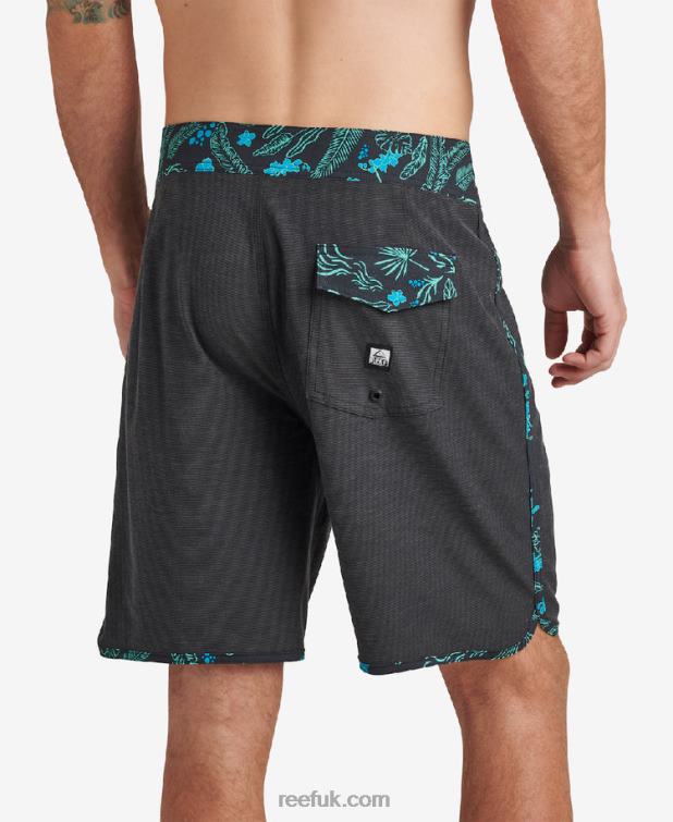 Caviar 2286N718 Stryker Board Short 19\" Reef Men