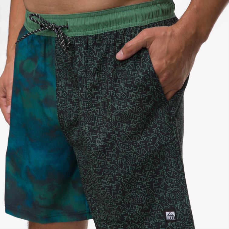 Dark Ivy 2286N700 Elliot Elastic Waist Board Short 17\" Reef Men