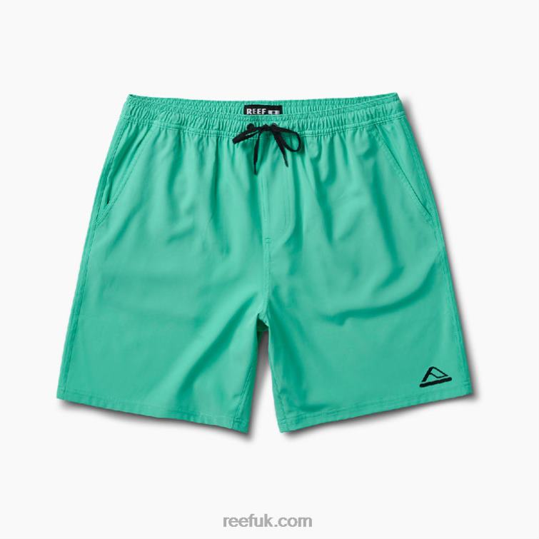 Electric Green 2286N704 Jackson Board Short 17\" Reef Men