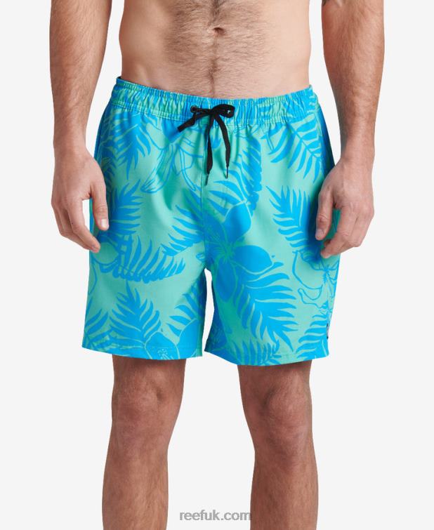 Electric Green 2286N717 Walton Board Short 19" Reef Men