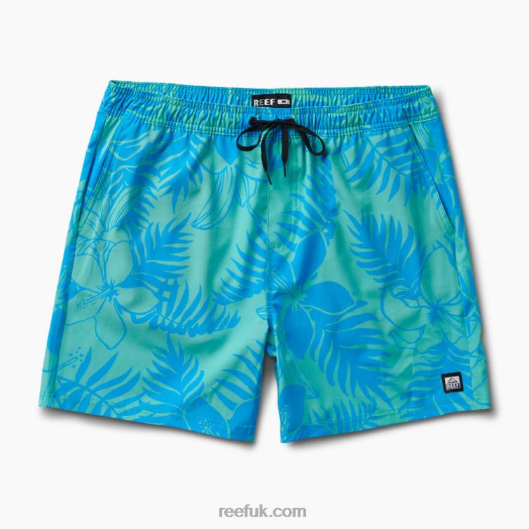 Electric Green 2286N717 Walton Board Short 19\" Reef Men