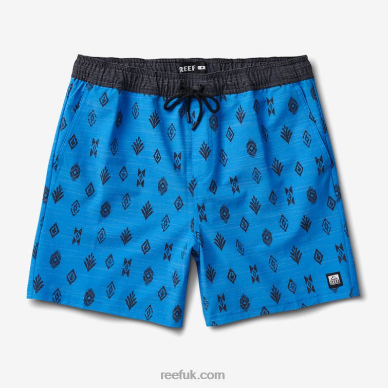 French Blue 2286N703 Billy Volley Short 17\" Reef Men