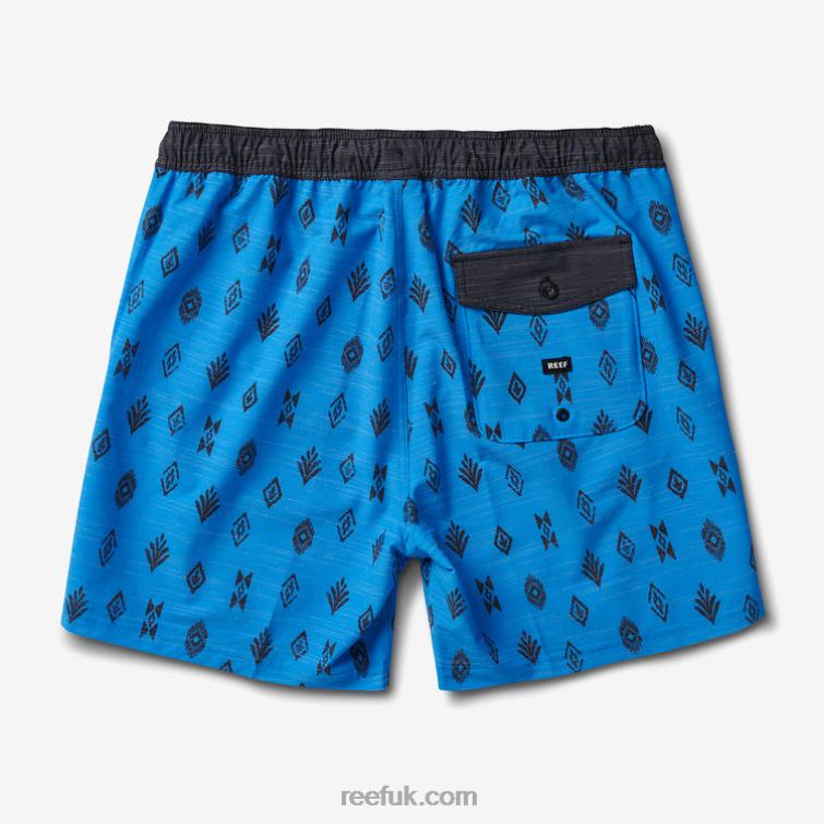 French Blue 2286N703 Billy Volley Short 17\" Reef Men