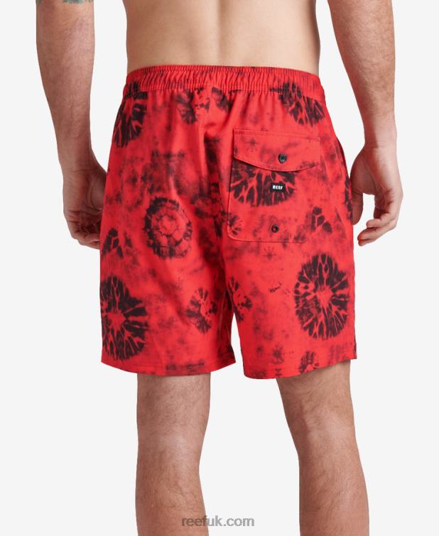 Hibiscus 2286N722 Bob Board Short 17\" Reef Men