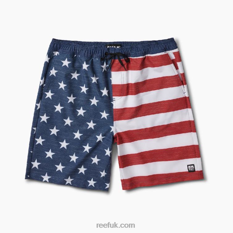 Insigna Blue 2286N680 Hancock Board Short 18\" Reef Men